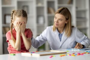 psicóloga infantil en Valencia - niña llorando